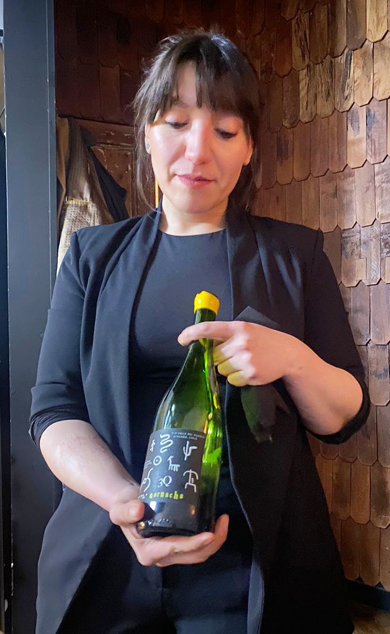 Rocío Alvarado, Sommelier